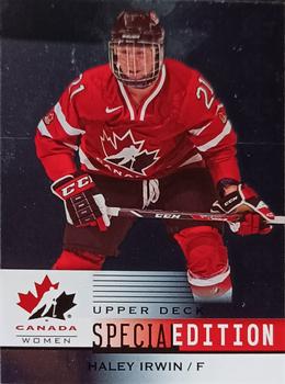 2014 Upper Deck Team Canada Juniors - Special Edition #SE-51 Haley Irwin Front
