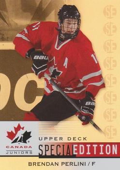 2014 Upper Deck Team Canada Juniors - Special Edition Gold #SE-22 Brendan Perlini Front