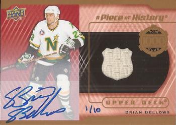 2014-15 Upper Deck - A Piece of History 1000 Point Club Jerseys Autographs #PC-BB Brian Bellows Front