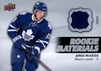 2014-15 Upper Deck - Rookie Materials #RM5 Greg Mckegg Front