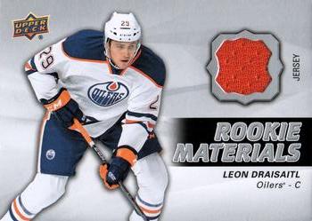 2014-15 Upper Deck - Rookie Materials #RM16 Leon Draisaitl Front