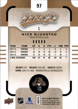2015-16 Upper Deck MVP #97 Nick Bjugstad Back