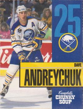1991-92 Campbell's Buffalo Sabres #1 Dave Andreychuk Front