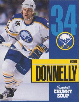 1991-92 Campbell's Buffalo Sabres #4 Gord Donnelly Front