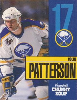 1991-92 Campbell's Buffalo Sabres #15 Colin Patterson Front