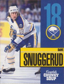 1991-92 Campbell's Buffalo Sabres #20 Dave Snuggerud Front