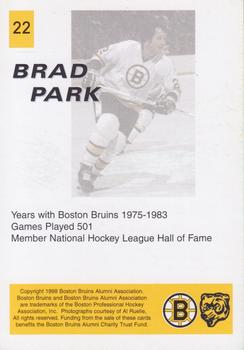 1998-99 Boston Bruins Alumni #22 Brad Park Back