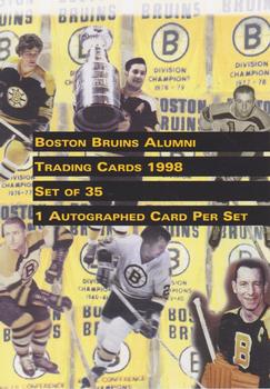 1998-99 Boston Bruins Alumni #35 Checklist Front