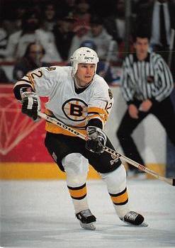 1990-91 Sports Action Boston Bruins #NNO Randy Burridge Front