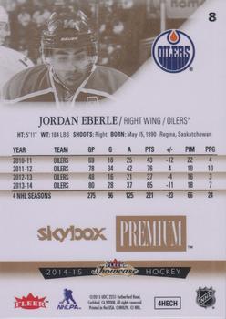 2014-15 Fleer Showcase - Skybox Premium #8 Jordan Eberle Back
