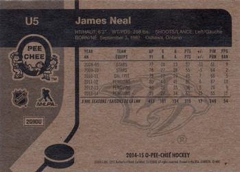 2014-15 Upper Deck - 2014-15 O-Pee-Chee Update Retro #U5 James Neal Back