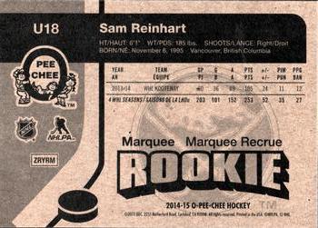 2014-15 Upper Deck - 2014-15 O-Pee-Chee Update Retro #U18 Sam Reinhart Back