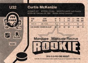2014-15 Upper Deck - 2014-15 O-Pee-Chee Update Retro #U32 Curtis McKenzie Back
