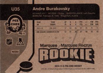 2014-15 Upper Deck - 2014-15 O-Pee-Chee Update Retro #U35 Andre Burakovsky Back