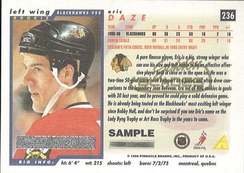 1996-97 Score - Golden Blades Samples #236 Eric Daze Back