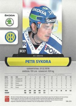 2011-12 PCAS Swiss National League #SNL-013 Petr Sykora Back