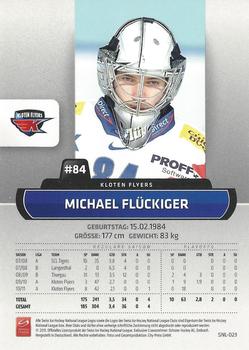 2011-12 PCAS Swiss National League #SNL-023 Michael Flückiger Back