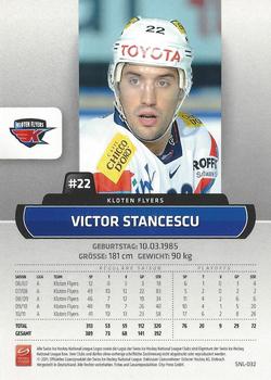 2011-12 PCAS Swiss National League #SNL-032 Victor Stancescu Back