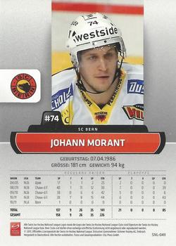2011-12 PCAS Swiss National League #SNL-049 Johann Morant Back