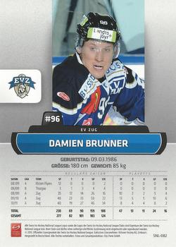 2011-12 PCAS Swiss National League #SNL-082 Damien Brunner Back