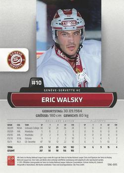 2011-12 PCAS Swiss National League #SNL-095 Eric Walsky Back