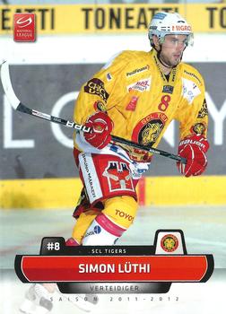 2011-12 PCAS Swiss National League #SNL-110 Simon Lüthi Front