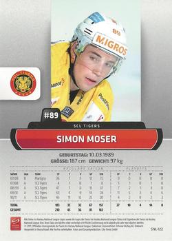 2011-12 PCAS Swiss National League #SNL-122 Simon Moser Back