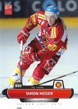 2011-12 PCAS Swiss National League #SNL-122 Simon Moser Front