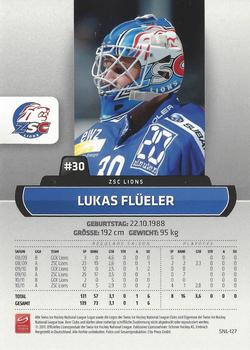 2011-12 PCAS Swiss National League #SNL-127 Lukas Flüeler Back