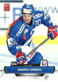 2011-12 PCAS Swiss National League #SNL-142 Andres Ambühl Front