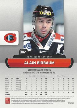 2011-12 PCAS Swiss National League #SNL-154 Alain Birbaum Back