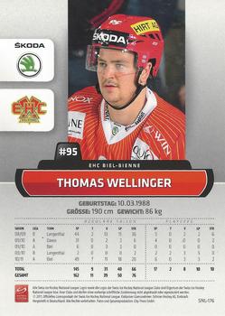 2011-12 PCAS Swiss National League #SNL-176 Thomas Wellinger Back