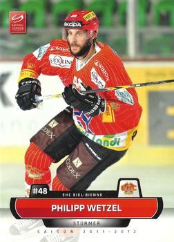 2011-12 PCAS Swiss National League #SNL-181 Philipp Wetzel Front
