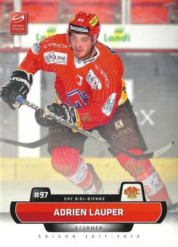 2011-12 PCAS Swiss National League #SNL-187 Adrien Lauper Front