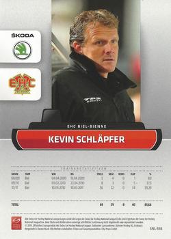 2011-12 PCAS Swiss National League #SNL-188 Kevin Schläpfer Back