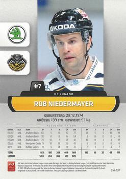 2011-12 PCAS Swiss National League #SNL-197 Rob Niedermayer Back