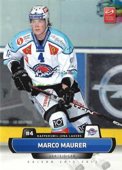 2011-12 PCAS Swiss National League #SNL-213 Marco Maurer Front