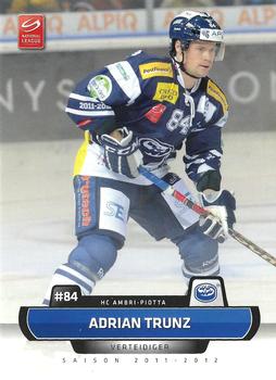 2011-12 PCAS Swiss National League #SNL-239 Adrian Trunz Front