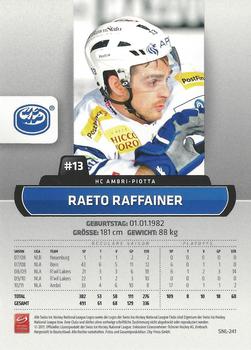 2011-12 PCAS Swiss National League #SNL-241 Raeto Raffainer Back
