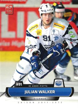 2011-12 PCAS Swiss National League #SNL-249 Julian Walker Front
