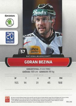 2011-12 PCAS Swiss National League #SNL-256 Goran Bezina Back