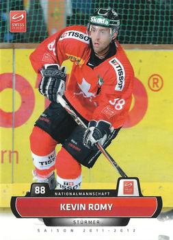 2011-12 PCAS Swiss National League #SNL-270 Kevin Romy Front