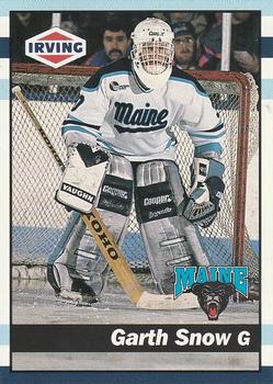 1992-93 Irving Maine Black Bears (NCAA) #15 Garth Snow Front