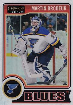 2014-15 O-Pee-Chee Platinum - White Ice #1 Martin Brodeur Front