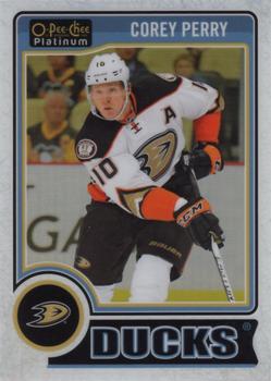 2014-15 O-Pee-Chee Platinum - White Ice #145 Corey Perry Front