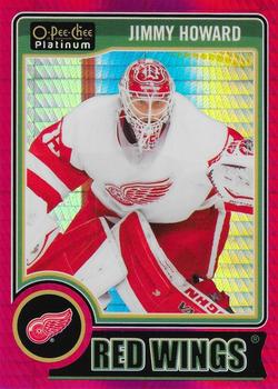 2014-15 O-Pee-Chee Platinum - Red Prism #57 Jimmy Howard Front