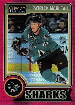 2014-15 O-Pee-Chee Platinum - Red Prism #58 Patrick Marleau Front