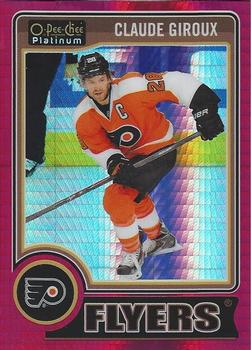 2014-15 O-Pee-Chee Platinum - Red Prism #94 Claude Giroux Front