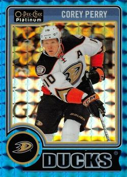 2014-15 O-Pee-Chee Platinum - Blue Cube #145 Corey Perry Front