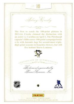 2013-14 Panini National Treasures - Flawless #149 Sidney Crosby Back